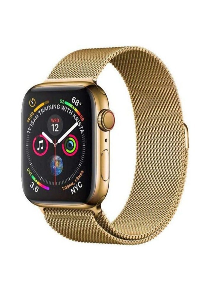 ELTRAZONE Strap / Band Compatible With Apple Watch Band 38/40mm Series SE 7/6/5/4/Stainless Steel Metal For iWatch bands   . (38/40mm, Gold) - Image 1