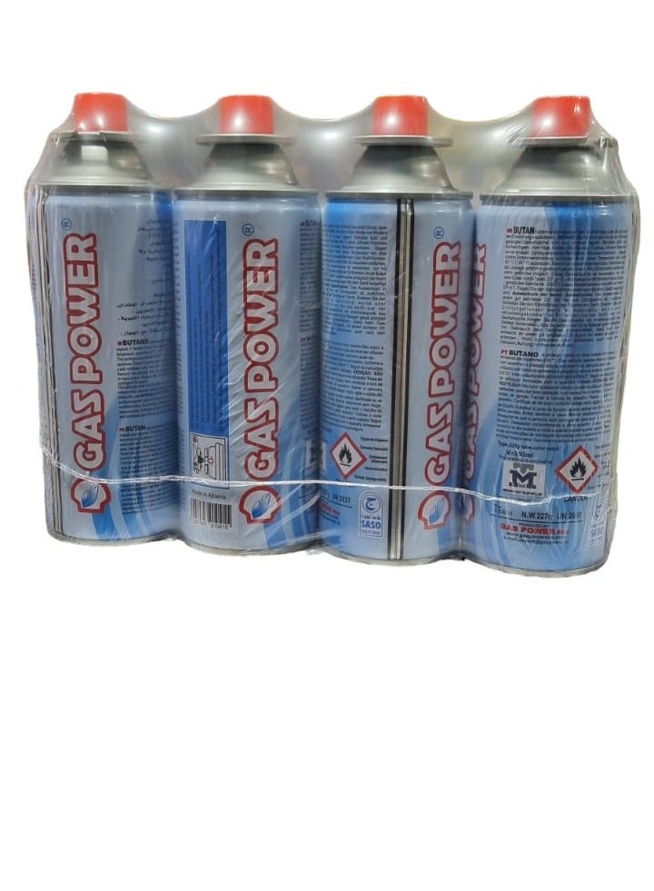 GASPOWER Butane Gas For Camping Stove Pack Of 4 227 g - Image 4
