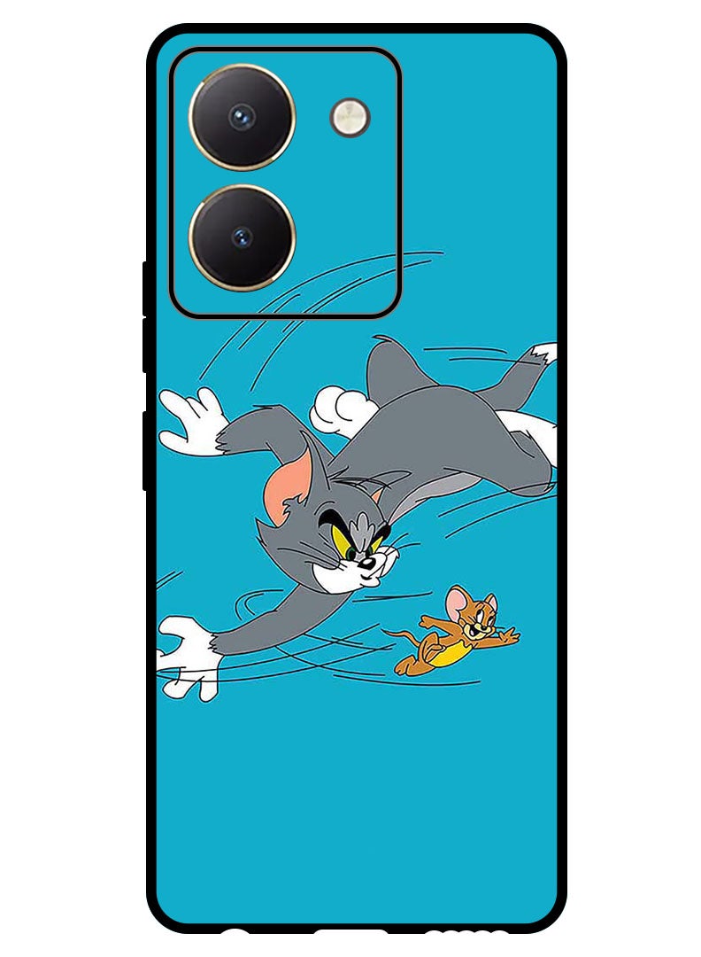 Theodor Protective Case Anti Scratch Shock Proof Bumper Cover For Vivo Y77t Tom And Jerry - Image 1