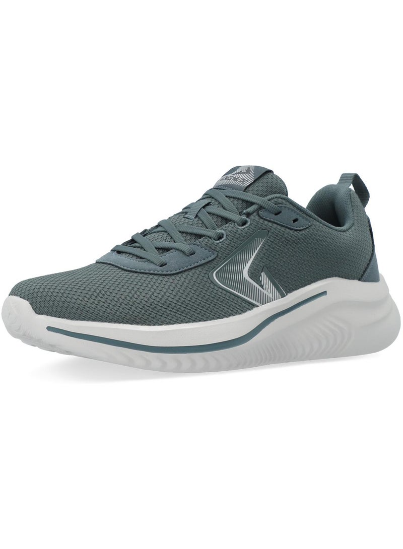 Demix Turbo Men's Running Sport Shoes – Blue/Green Lightweight Sneakers with Cushioning, Breathable Upper and Durable Outsole image 2