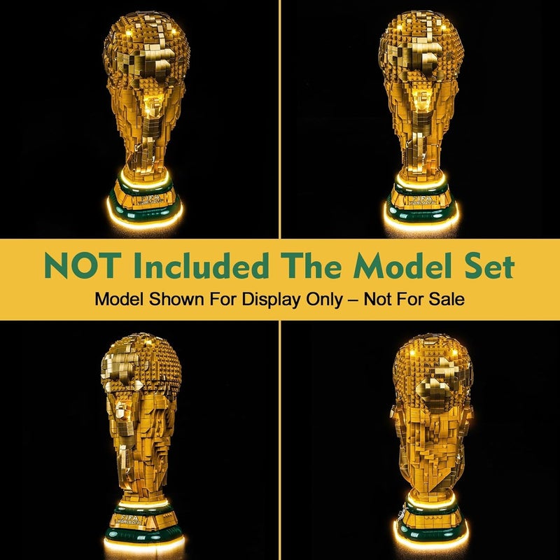 LocoLee LED Light Kit for Lego FIFA World Cup Trophy - No Model Included - Image 4