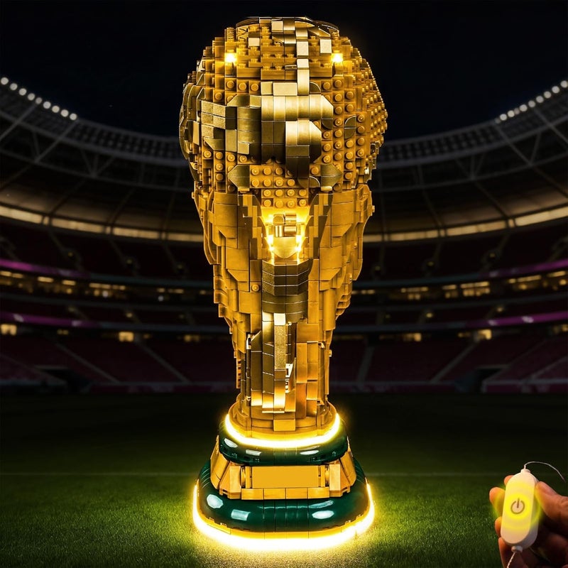 LocoLee LED Light Kit for Lego FIFA World Cup Trophy - No Model Included - Image 1