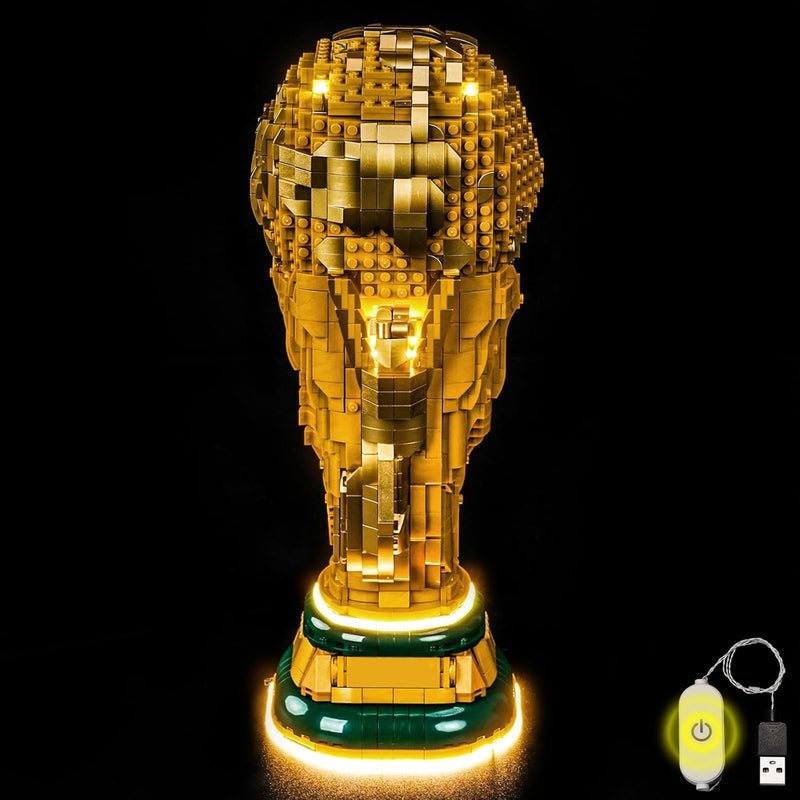 LocoLee LED Light Kit for Lego FIFA World Cup Trophy - No Model Included - Image 3