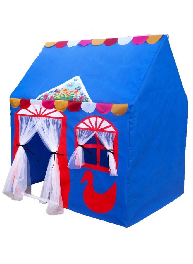 HomeCute Homecute Hut Type Kids Toys Small Size Play Tent House for Boys and Girls (Blue)  - Image 1