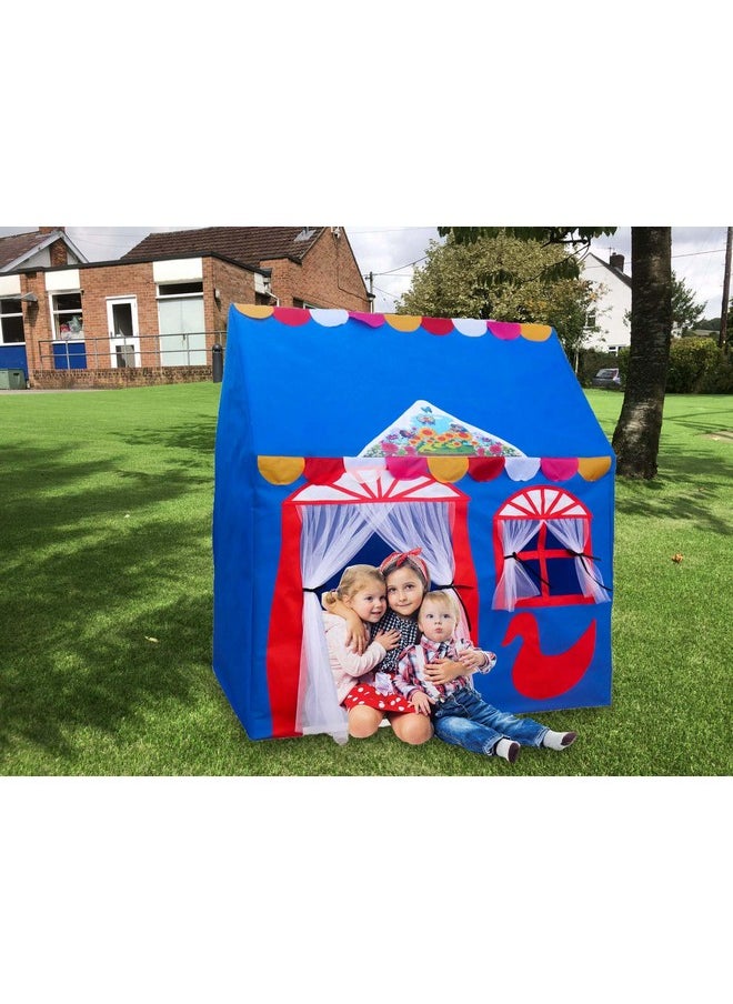 HomeCute Homecute Hut Type Kids Toys Small Size Play Tent House for Boys and Girls (Blue)  - Image 4