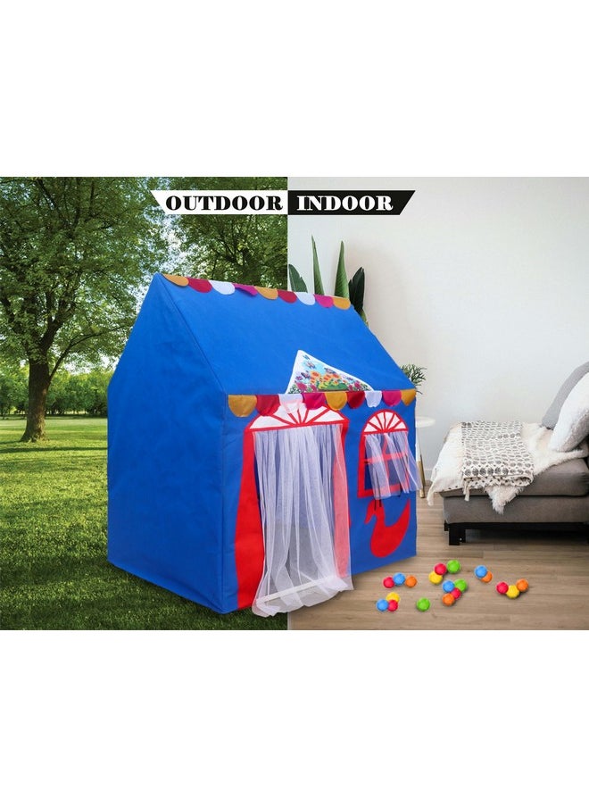 HomeCute Homecute Hut Type Kids Toys Small Size Play Tent House for Boys and Girls (Blue)  - Image 3