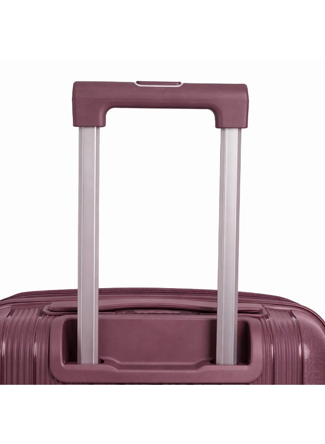 منيك حقيبة سفر فياجيرو عادية مقاس  بوصة | حقيبة ترولي صلبة من البولي بروبلين | بعجلات مزدوجة دوارة  درجة | متوسطة -  بوصة | بنفسجي - Image 5