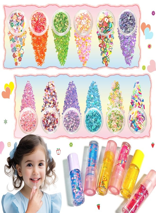 BRIPATI DIY Lip Gloss Making Kit - All-in-One to Make Your Own Lip Care Gloss Set with Clear Base, Pigments, Glitter, Tubes, Fun Creative Gift for Women Girls Makeup Lovers in Christmas Birthdays - Image 4