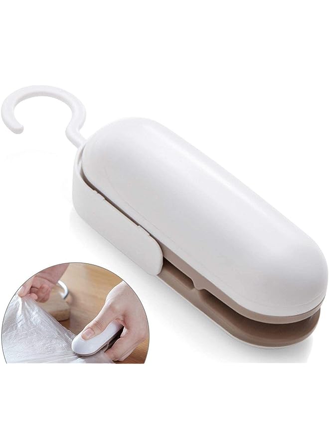 KASTWAVE Bag Sealer, Portable 2 In 1 Food Sealer And Cutter, Heat Vacuum Sealers, Plastic Sealer, Handheld Food Sealer For Plastic Bags Food Storage Snack Fresh Bag Sealer - Image 1