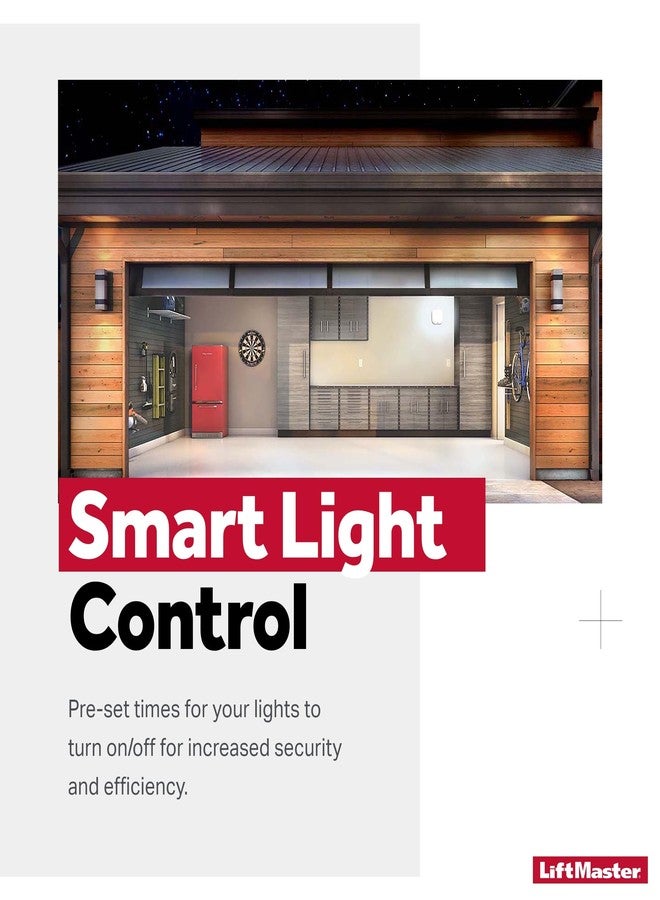 LiftMaster MyQ Smart LED Garage Light - Ceiling or Wall Light for Garage & Home - Plug-in Garage Lighting - Works with Alert-to-Close & Motion Control - Updated 837LM Model Replaces 827LM - Image 3