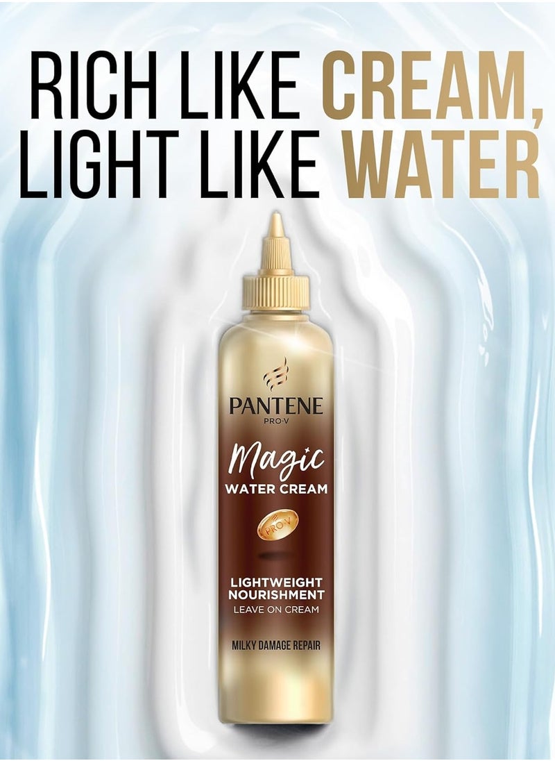 Pantene - Magic Water Cream - Lightweight Nourishment Leave On Cream Milky Damage Repair 270ml - Image 1