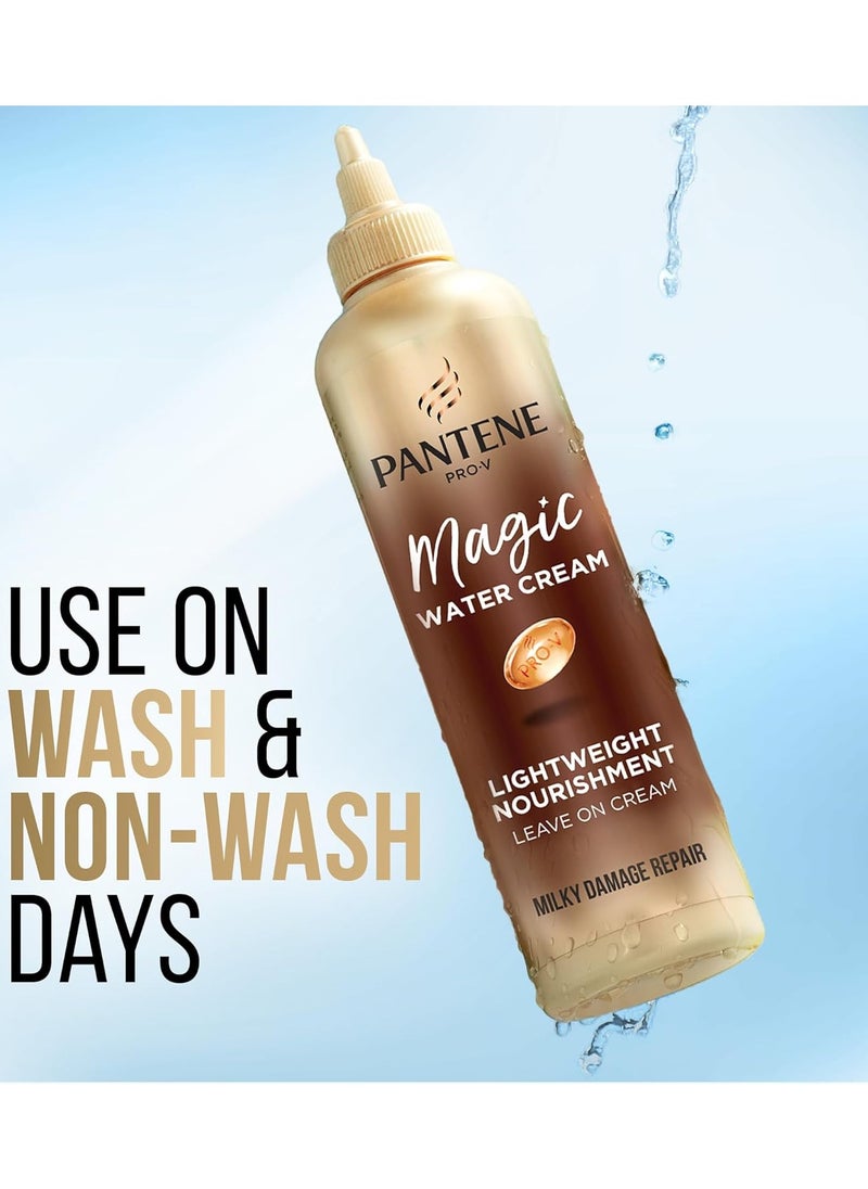 Pantene - Magic Water Cream - Lightweight Nourishment Leave On Cream Milky Damage Repair 270ml - Image 1