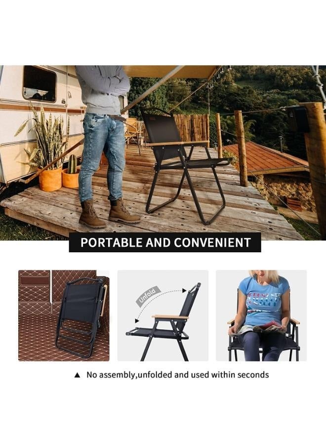 Portable Outdoor Picnic Foldable Chair for Camping Hiking Picnic and Outdoor Activities - Image 4