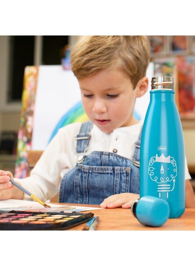 Chicco زجاجة ماء مزدوجة الجدار معزولة بالفراغ من شيكو، 12 أونصة | فولاذ مقاوم للصدأ من الدرجة الغذائية | فتحة واسعة | مقاومة للتسرب وخالية من العرق - Image 5