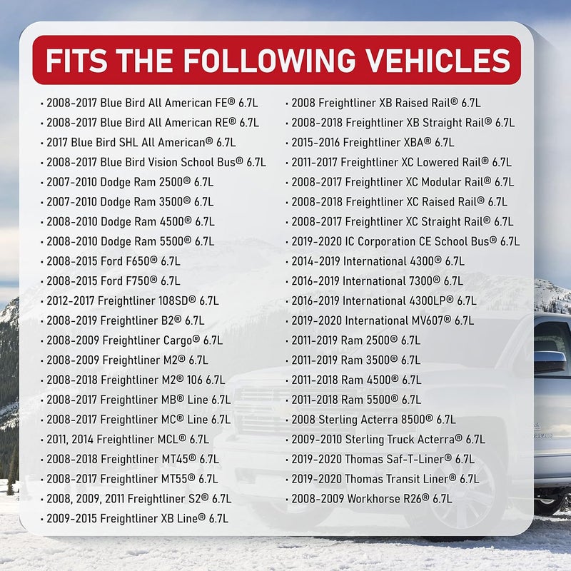 AA Ignition Replacement Crank Case Ventilation Filter CCV for Dodge, Ram, International - Compatible with 6.7L Diesel Engines - Image 5