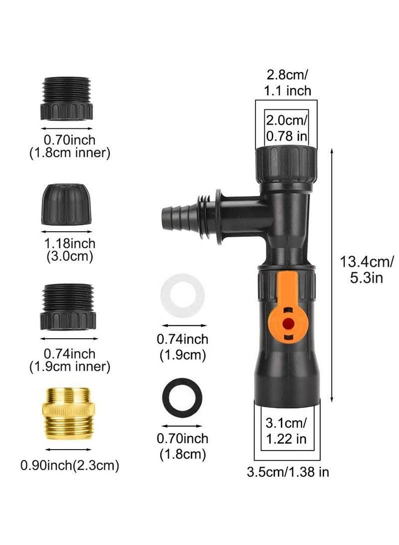 Aquarium Faucet Adaptor,  Tank Water Changer Accessories Replacement Faucet Pump for Fish Tank Aquarium Cleaner - Image 3