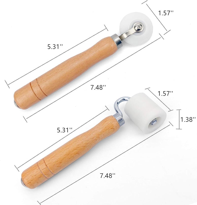 CARTINTS 2Pack Wallpaper Smoothing Roller, for Flat and Corner Wall Paper Installation, Roller Tool for Wallpaper, Contact Paper, Auto Car Audio Sound Deadening Application - Image 2