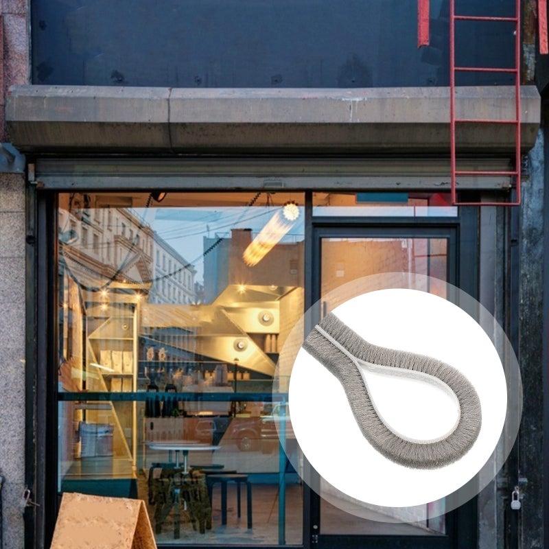 Self-adhesive Sealing Strip Wind-proof Brush Strip for Home Door Window - Image 3