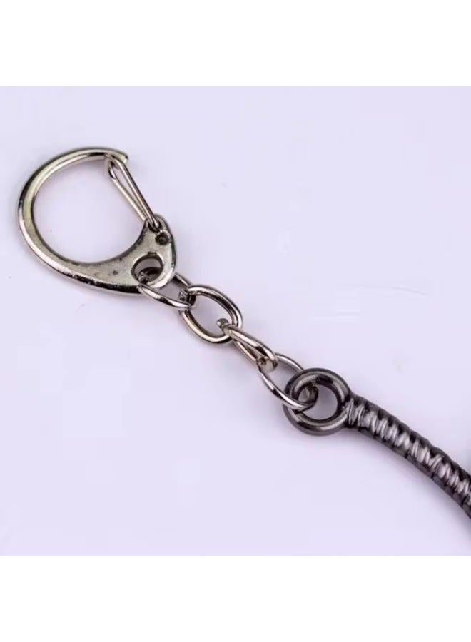 retsamradassaT Game Bloodborne Serrated Machete Saw Cleaver Pendant Keychain - Image 3