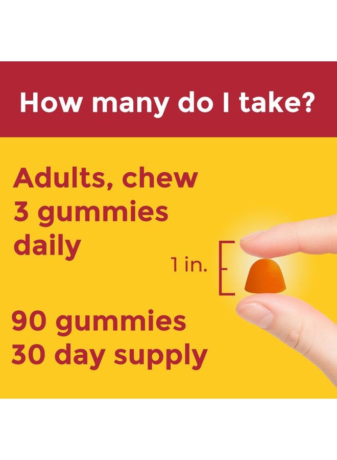 Nature Made Advanced Multivitamin Gummies for Her with Magnesium Citrate, Calcium & All 8 B Vitamins, Multivitamin for Women, 90 Gummies, 30 Day Supply - Image 4