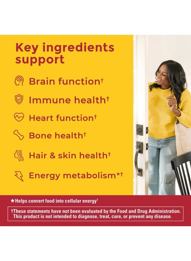 Nature Made Advanced Multivitamin Gummies for Her with Magnesium Citrate, Calcium & All 8 B Vitamins, Multivitamin for Women, 90 Gummies, 30 Day Supply - Image 3