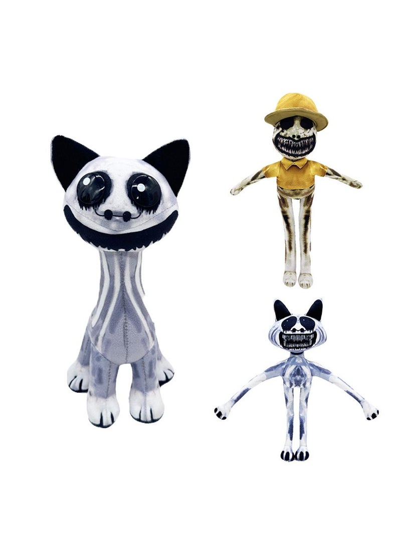 General Set Of 3 Pcs ZOONOMALY Game Plush Toys For Fans Gift Horror Stuffed Figure Doll For Kids And Adults Great Birthday Stuffers For Boys Girls  - Image 1
