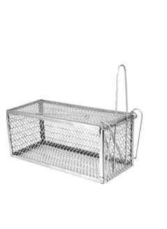 المفرج مصيدة للتحكم في الفئران على شكل قفص فضي 30 x 12 x 24سنتيمتر  - Image 3