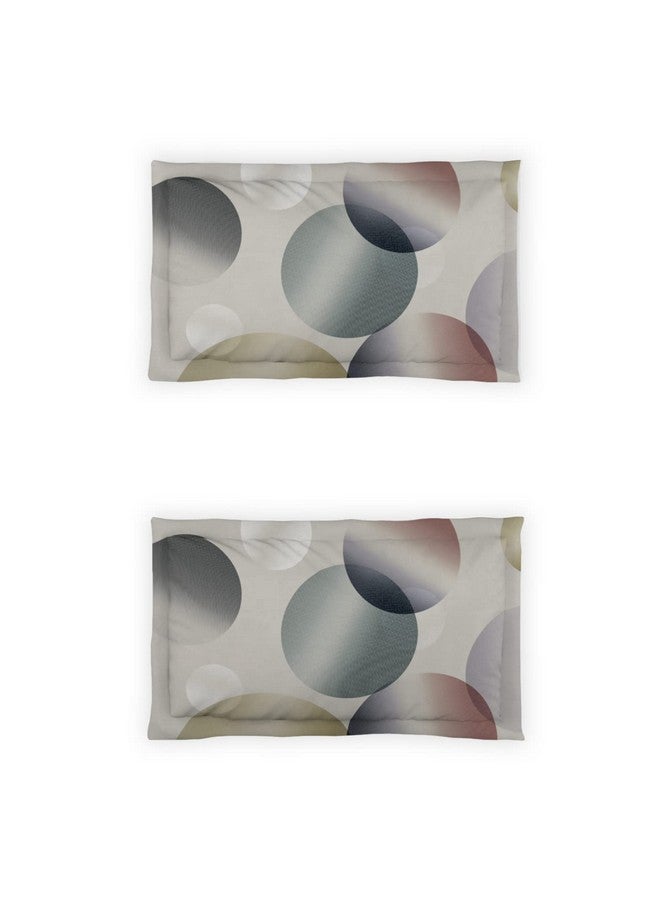 DDECOR Live beautiful Ddecor - Pack of 1 Echelon Geometric 100% Cotton Double Bedsheet with 2 Pillow Covers - Blue  - Image 4