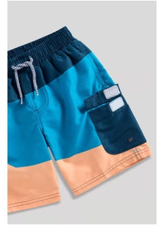 mothercare Colour Block Swim Shorts  - Image 1