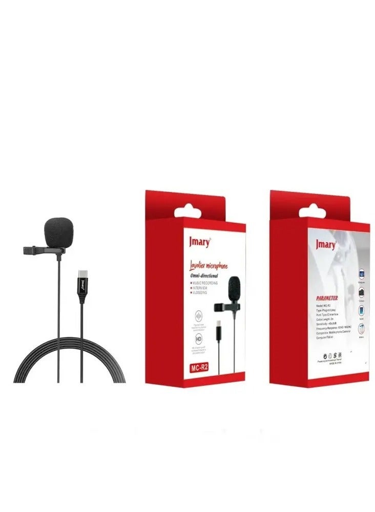 Jmary MC-R2 Professional Type C Microphone For Recordings With Noise Reduction - Image 1