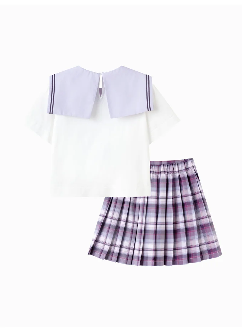 بالابالا Kids Girl Woven short sleeve suit