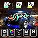 Resosese Remote Control Car for Boys 116 Scale All Terrain RC CarsHigh Speed 25Kmh Fast Car with Colorful Led Light and Spray RC TruckToy Car Gift for 6 7 8 914 Year Old Boys - Image 3