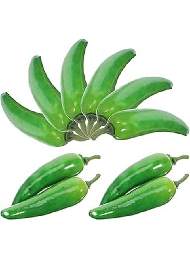 Realistic Foam Artificial Chili Peppers 30Pcs For Home Kitchen Decor Photography Props - Image 1