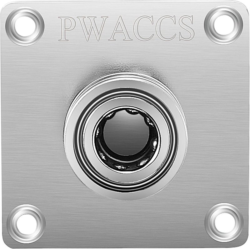 PWACCS حامل مدفع الرغوة لغسالة الضغط ، موصل سريع 1/4 بوصة لتركيب مدفع الرغوة الأوتوماتيكي، حامل أطراف فوهة غسالة الضغط من الفولاذ المقاوم للصدأ، رف تخزين ملحقات غسالة الضغط (4 قطع) - Image 5