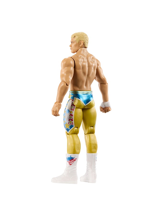 WWE Mattel WWE Cody Rhodes Action Figure, Main Event Series #159, 6-inch Collectible Superstar with 14 Articulation Points & Life-Like Look - Image 3