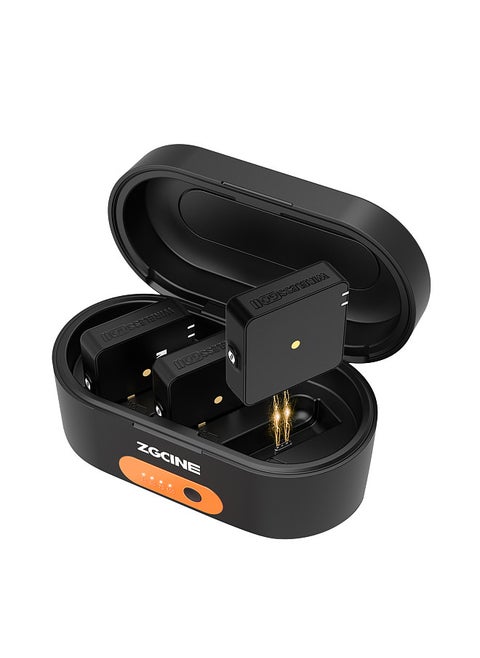 ZGCINE ZG-R30 Wireless Microphone Charging Case 3-slot Charging Box Built-in Large Capacity Battery