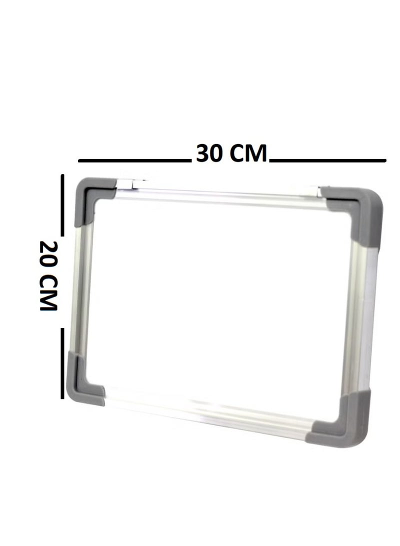 Double Side -mounted Magnetic Whiteboard Aluminum Frame Dry-erase Whiteboard,dry-erase Magnetic Whiteboard For Home Office Size 20*30cm - Image 2