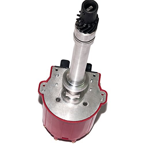 MAS Small Block Big Block EFI TBI Distributor 1987-1997 5.0L 5.7L 7.4L Compatible With Cadillac Chevy C/K Pickup Truck Van Camaro 305 350 454 HEI652R Red Cap 110-3952 GM19 - Image 2