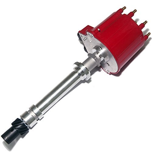 MAS Small Block Big Block EFI TBI Distributor 1987-1997 5.0L 5.7L 7.4L Compatible With Cadillac Chevy C/K Pickup Truck Van Camaro 305 350 454 HEI652R Red Cap 110-3952 GM19 - Image 3