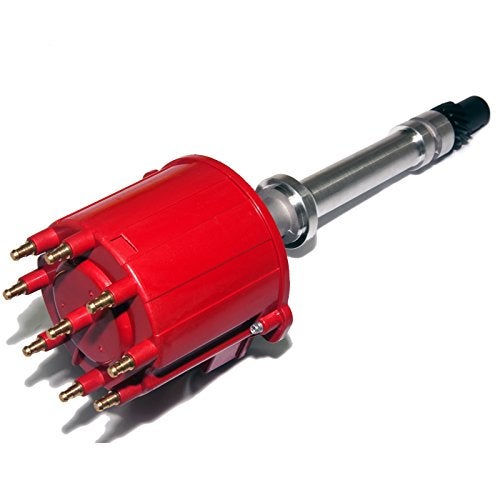 MAS Small Block Big Block EFI TBI Distributor 1987-1997 5.0L 5.7L 7.4L Compatible With Cadillac Chevy C/K Pickup Truck Van Camaro 305 350 454 HEI652R Red Cap 110-3952 GM19 - Image 4