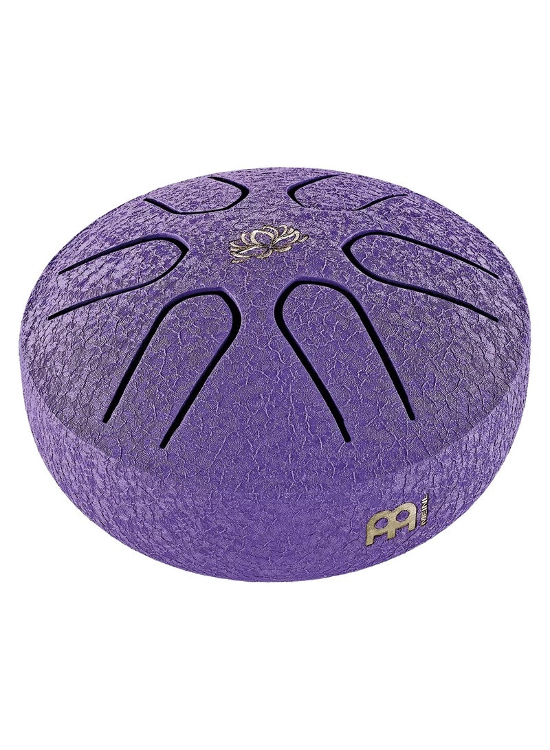 Meinl MEINL POCKET STEEL TONGUE DRUM MEINL PURPLE A MAJOR LOTUS FLOWER PSTD1PLF  - Image 4