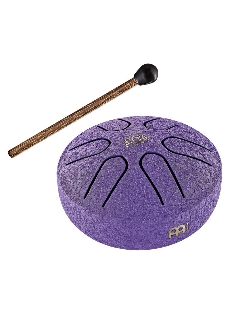 Meinl MEINL POCKET STEEL TONGUE DRUM MEINL PURPLE A MAJOR LOTUS FLOWER PSTD1PLF  - Image 1