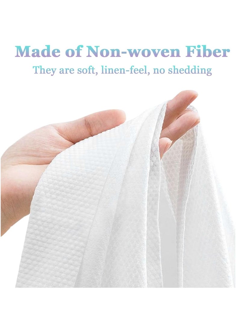 Generic Disposable Dry Wipes, 50 Pack - Ultra Soft Non Woven Hand, Body Towel, Incontinence, Baby Care, Skincare/Cleansing, Personal Care & Surface Cleaning, Multipurpose Tissue Durable - Image 2