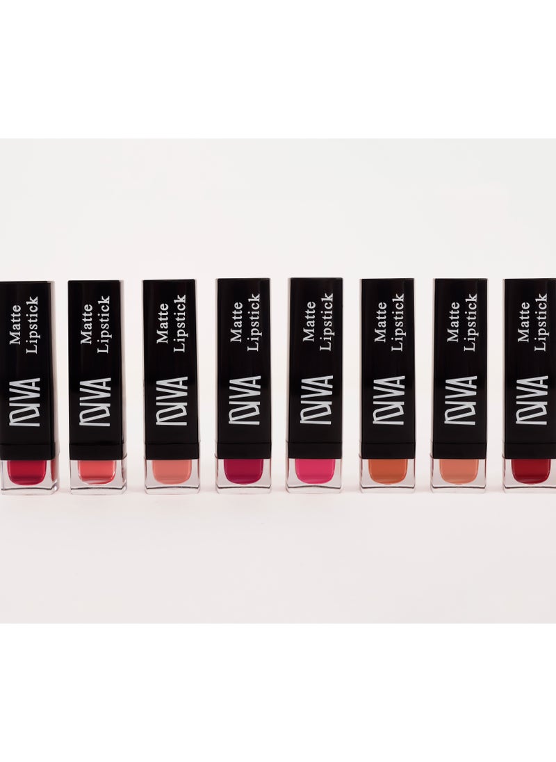 IDIVA - Matte Lipstick, 8 different colors, long lasting up to 16 H - Image 1