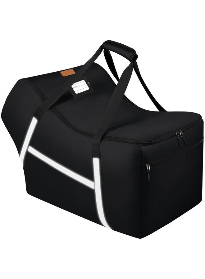 SINVICKO Infant Car Seat Travel Bag For Airplane Compatible With All Nuna Pipa And Base,Chicco Keyfit 30 Base, Padded Bags Air Travel,Car Gate Check Side Pocket, Black - Image 1