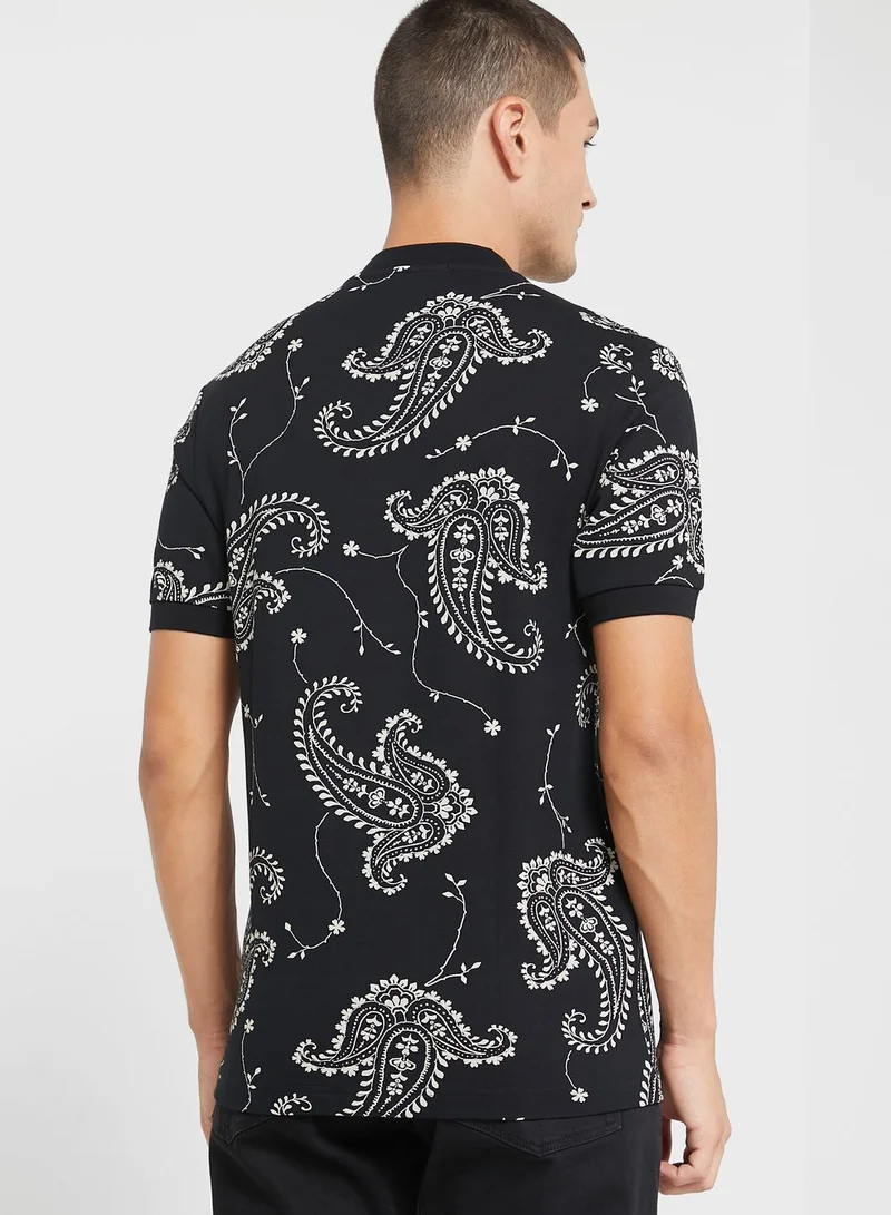 FRED PERRY Printed Polo