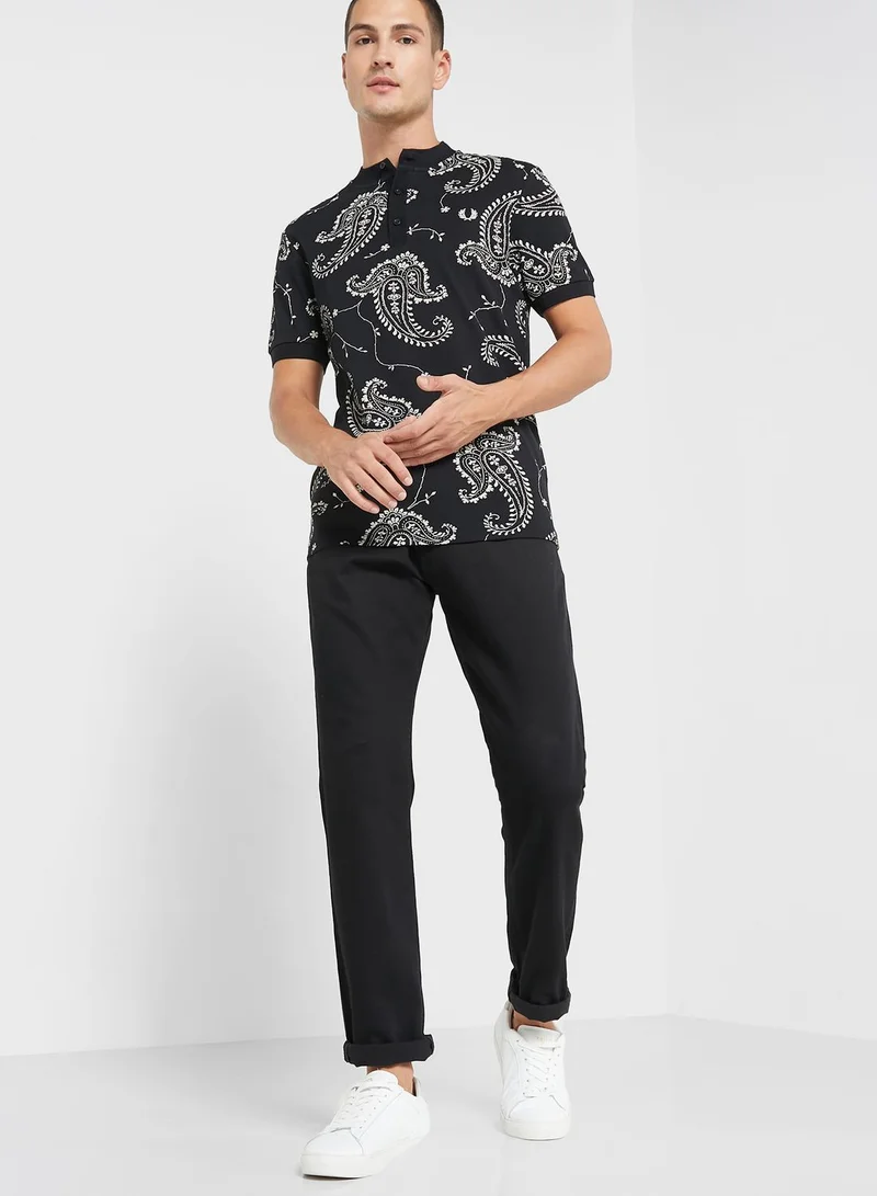 FRED PERRY Printed Polo