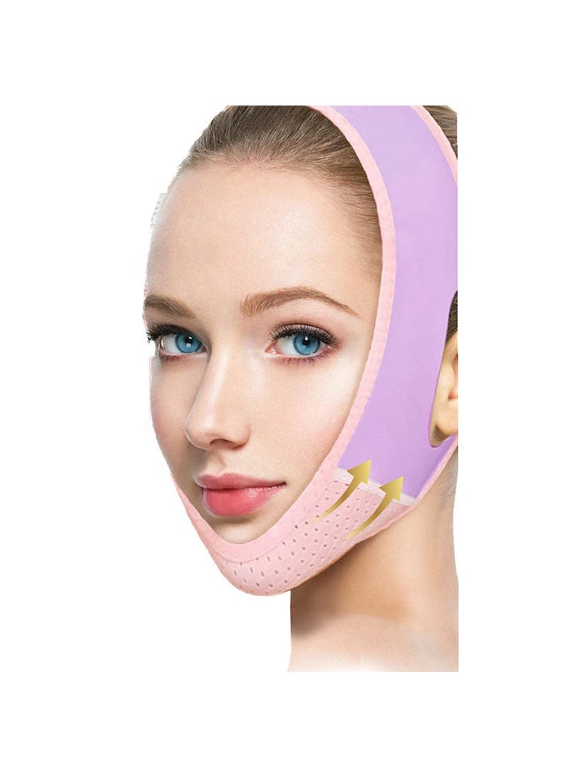 Sharpdo - Reusable V Line Lifting Mask, Double Chin Reducer,Chin Strap,Face Belt,Lift And Tighten The Face To Prevent Sagging, Create A V Shaped Face Full Of Vitality - Image 1