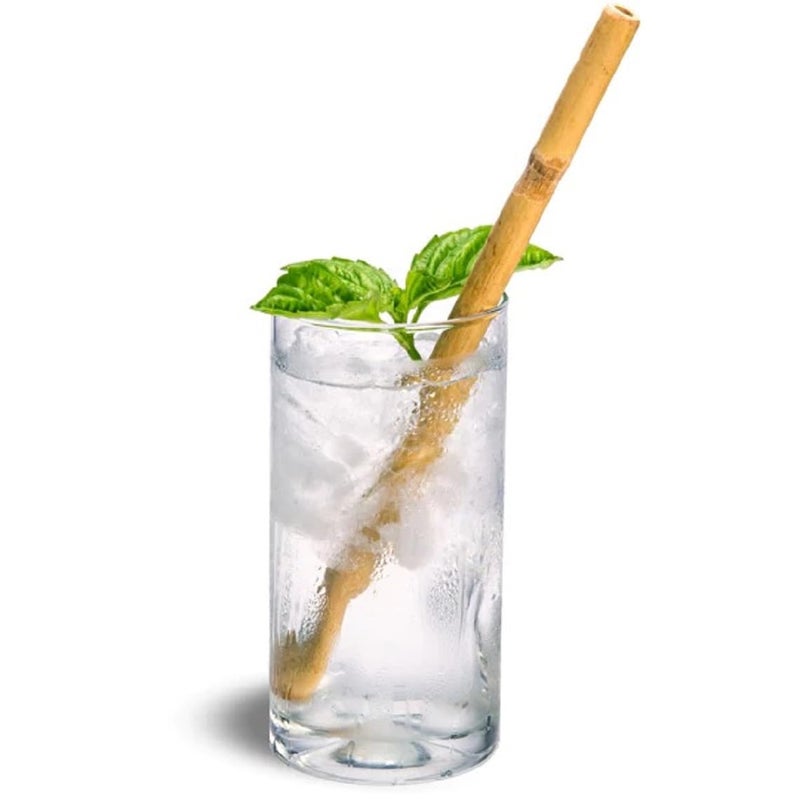 Eco-Friendly Bamboo Straws Reusable – Natural Biodegradable Drinking Straws for Juice & Coffee (Pack of 25pcs) - Image 1