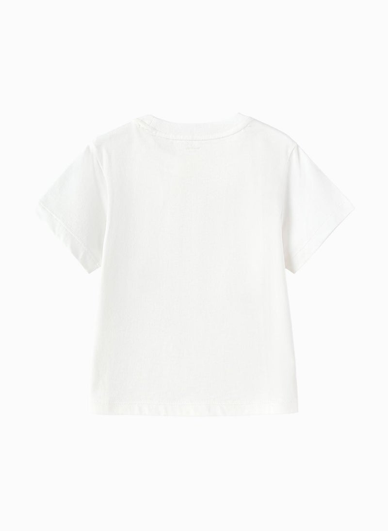 Balabala Toddler Unisex Round neck short-sleeved T-shirt - Image 2